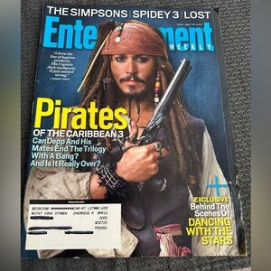 🏴‍☠️🌴 2007 Entertainment Weekly Pirates of the Caribbean